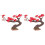 Artificial Tree Adornments Red 2pcs 9.82x6.68x5.11in 2