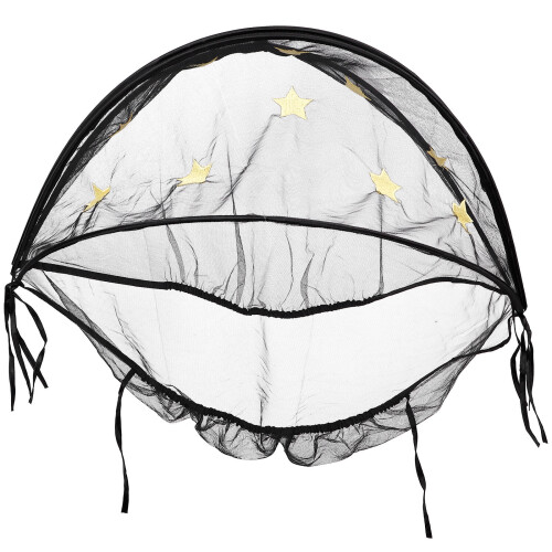 3Pcs Foldable Baby Stroller Net with Embroidered Mesh 1
