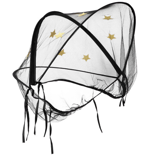 3Pcs Foldable Baby Stroller Net with Embroidered Mesh 2
