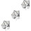 3Pcs Foldable Baby Stroller Net with Embroidered Mesh 7