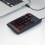 1USB Computer Ziffernblock, Mini Keyboard, Schwarz, Komfortabler 9