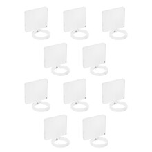 10Pcs Prateleiras Transparentes Para Plantas De Parede Sem Perfuração