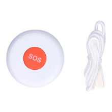 Wireless Call Button For Emergency Assistance, Caregiver Pager System: Quick Response Mini Design, Supports Smart Life APP & Phone Push