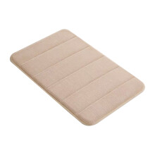 Memory Foam Bath Mat Super Absorbent Quick Dry Non Slip Bath Rug Soft Plush Comfort Machine Washable Easy Care For Bathroom Shower Toilet Floor Purple