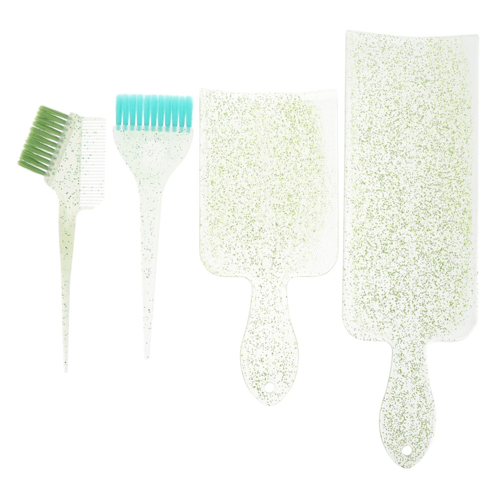 Hair Highlighting Board Set with Brush for Precise Hair Sectioning and Smooth Dye Application