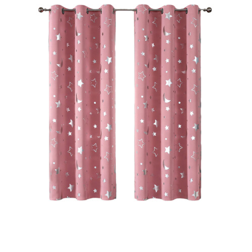 Cortinas - Par de Painéis de Cortina 51 polegadas de largura x 53 polegadas de comprimento - Cortinas Elegantes para Decoração de Quarto e Casa