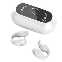 Cluasáin Gan Sreang Cluas Oscailte PAVEOS Cluasáin Bluetooth le Gearrthóg Cluaise, Laghdú Torainn, Cluasáin Gan Mhoill