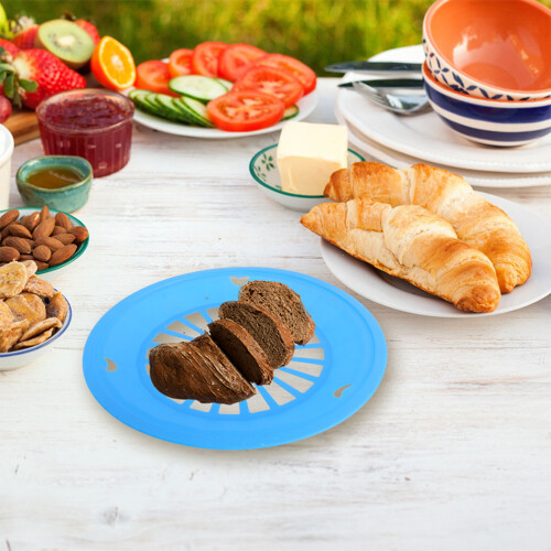 Eease 6pcs Round Griddle Plate Paper Plate Holders 1