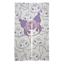 Kuromi Doorway Curtain, 34x57Inch Blackout Door Curtain Tapestry, Privacy Room Divider Curtain for Home Bedroom Kitchen Decor2Panel