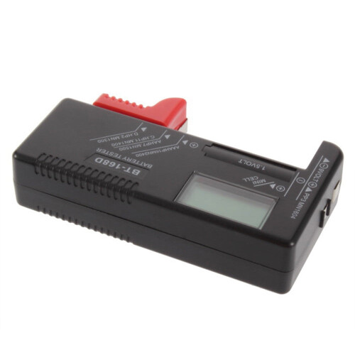 Ny indikatorbattericelletester AA AAA C/D9V voltknappkontrollør