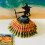 Halloween Witch Tabletop Server with Tablecloth Halloween Cupcake Witch Display Stand Home Decoration 1