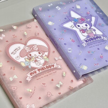 Lo stesso stile del raccoglitore ad anelli creativo in edizione limitata B5 di Sanrio, di grande capacità e di alto valore, disponibile su