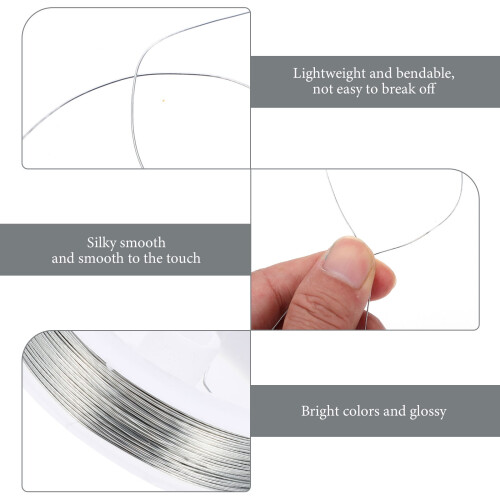 Σίδερο συρματόπλεγμα DIY λεπτό για χειροτεχνίες6κοσμήματα καλλιτεχνικό 2