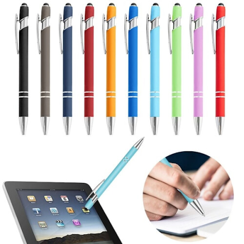 5er-Pack Touchscreen-Kugelschreiber, Dunkelgrau 2