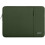 Capa protetora para laptop compatível com laptops de até 15 polegadas, estojo vertical de poliéster com bolso, verde militar. 1