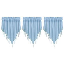 Cuirtíní Dath Soladacha XIUH3PC 51x24, Comhoiriúnach le Teicstílí Baile, Painéal Cuirtíní Gearra Cistine nó Seomra Leapa, Scáileán