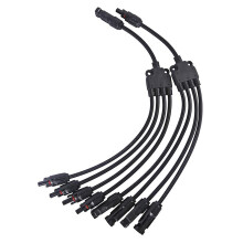 Mosiee SolarCable Y Splitter,1500V PV ExtensionCable for Photovoltaic Systems Connector