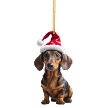 Nye morsomme juletre-dekorasjoner til hunder og dachshunder