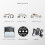2X ITX Computer Case M06 Mini Desktop Case HTPC Case Industrial Control Case 8