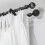 2 embouts décoratifs pour tringle à rideaux 4