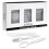 Premium Disposable Flatware Pack, Great for Large Gatherings Heavy Duty Bulk Disposable Flatware, Multipurpose Use with Assorted Sizes and Quick and E 5