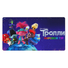 Tappetino per mouse Trolls World Tour, tappetino per mouse grande, tappetini per mouse, accessori per ufficio, accessori per scrivania, 15,8 x 29,5