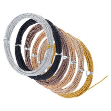 30 meter (98,5 voet) 6-kleuren aluminiumdraad 15 gauge gedraaide knutseldraad buigbare metalen draad armatuur kralendraad DIY