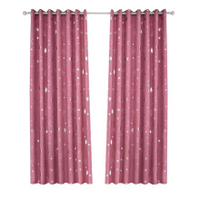 Perdea de lună cu stele argintii, decor, jaluzele transparente pentru ferestre, perdele opace pentru copii