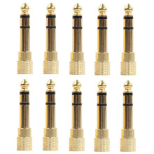 CHAXIN adapterdugó3,5 mm-es anya - 6,35 mm-es apa Tartós sztereó adapter réz adapterdugó szerszámtartozékok