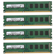 4 barrettes de RAM DDR3 de 2 Go chacune, 1333 MHz, pour PC de bureau, 240 broches, 1,5 V, neuves.