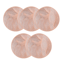Porta-copos redondos térmicos antiderrapantes para mesa de jantar, cozinha, café, chá e bebidas quentes.