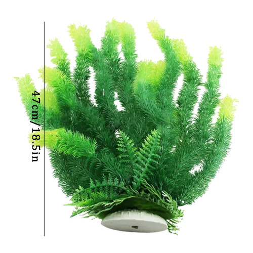 Διακόσμηση ενυδρείου WinysinAquarium που προσομοιώνει υποβρύχια υδρόβια φυτά 47cm που 2