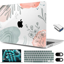 Puzdro pre MacBook Air M2, vydanie 2023, A2941 s čipom M2, priehľadné puzdro pre MacBook Air 15 palcov, pevné puzdro na notebook