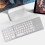 jixopn Πτυσσόμενο πληκτρολόγιο με touchpad Φορητό πληκτρολόγιο Ελαφρύ, ανθεκτικό στη 4