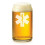 16oz Bierblik Glas Ster van het Leven EMT Paramedicus 1