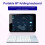 jixopn Πτυσσόμενο πληκτρολόγιο με touchpad Φορητό πληκτρολόγιο Ελαφρύ, ανθεκτικό στη 7