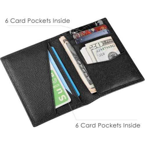 Credit card holder, RFID blocking, genuine leather for men 1