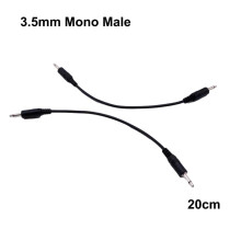 10 db 3,5 mm-es 1TS mini dugós apa - mono mono audio kábel 20 cm-es 12 V-os trigger infravörös érzékelős vevő hosszabbítóval