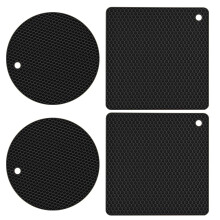 ZKCCNUK Siliconen Keukenmatten Set - Warmte-isolatie voor Pannen, Braadpannen & Oven, Anti-aanbakmat, Keukengerei, Woondecoratie