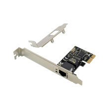 LE HAGHAIDH Cuibheoir PCIE1X RJ45, tacar 8111C, PCIe X1, Cárta Líonra Eitirnéad Calafoirt Aonair, NIC 1000M