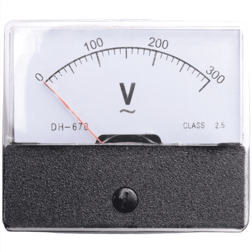4X Rectangle AC 0-300V Gauge Analog Voltage Panel Meter Voltmeter DH670 1