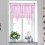 Begine Clearance 2Pc Light Pink Curtains Triangular Valance Kitchen Curtains (5124In) D,Curtains,2Pc Curtains 6