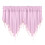 Begine Clearance 2Pc Light Pink Curtains Triangular Valance Kitchen Curtains (5124In) D,Curtains,2Pc Curtains 4