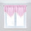 Begine Clearance 2Pc Light Pink Curtains Triangular Valance Kitchen Curtains (5124In) D,Curtains,2Pc Curtains 5