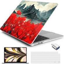 Beschermhoes voor MacBook Air M3 13 inch (model 2024, A3113), ontworpen als beschermende harde hoes voor toetsenbord en scherm.