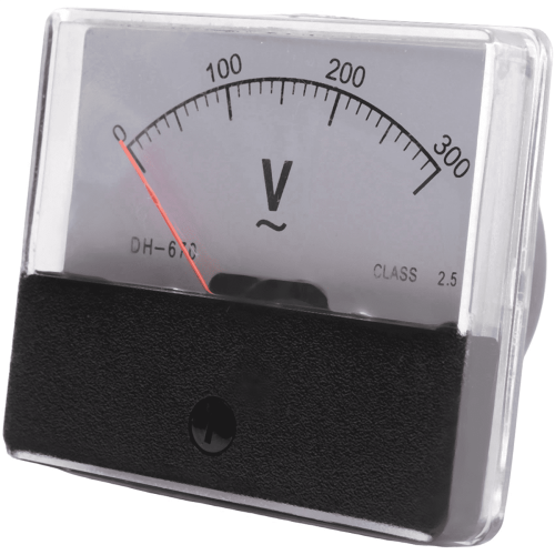4X Rectangle AC 0-300V Gauge Analog Voltage Panel Meter Voltmeter DH670 2
