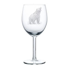Verre à vin Gobelet Cadeau Ours Grognant (10 oz)