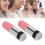 2er Set Chubby Foundation Pinsel, Pink Silbergrau, Kunstfasern 1