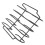 TICFOX Black Iron Rib Rack 4 γραμμών χωρητικότητας, συμπαγής, φορητή, ανθεκτική, 3
