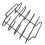 TICFOX Black Iron Rib Rack 4 γραμμών χωρητικότητας, συμπαγής, φορητή, ανθεκτική, 2